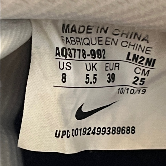 Nike Air Force One University Blue and White - Picture 9 of 10